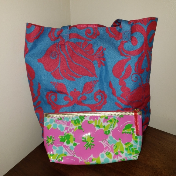Lilly Pulitzer for Estee Lauder Makeup /Tote Bags - Picture 3 of 6